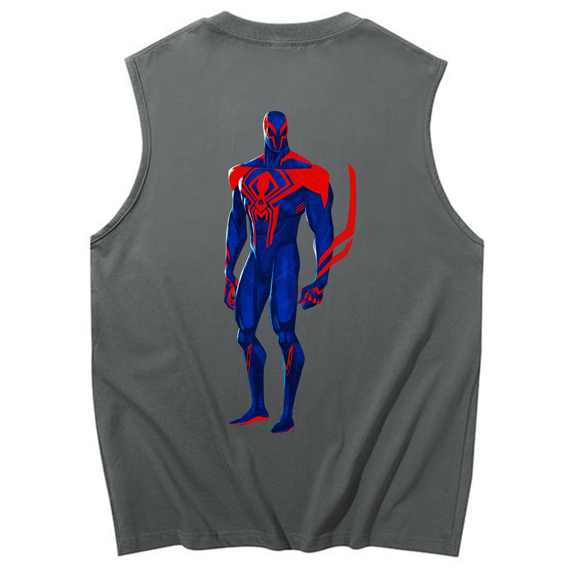 （画像用） Spider Man スパイダーマン コットン100％タンクトップ（背面プリント）